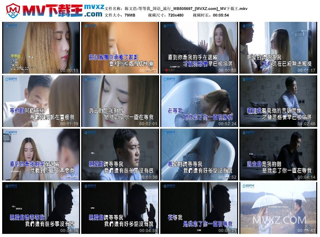 陈文浩-等等我_国语_流行_MB505697